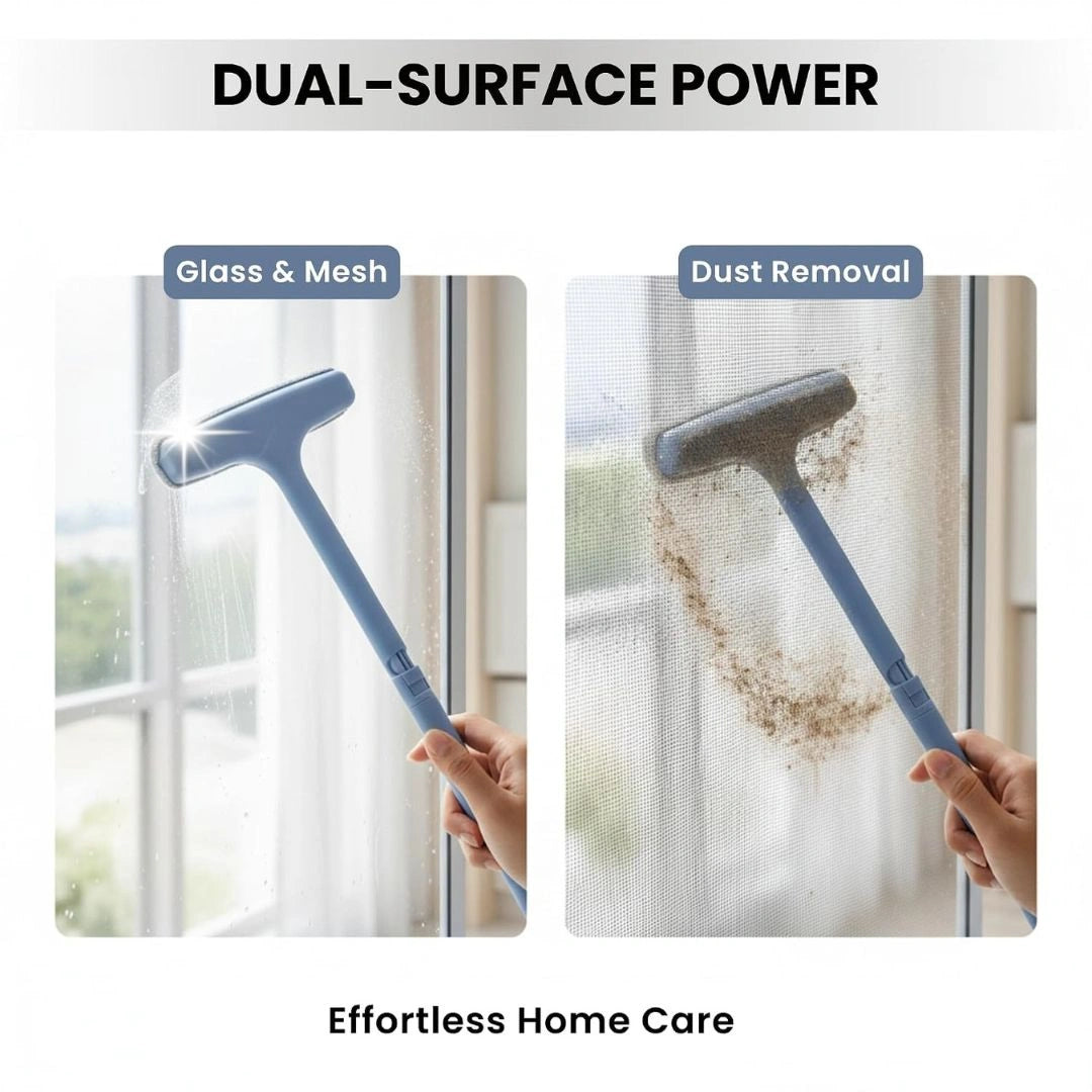 Spray function of screen brush close-up
