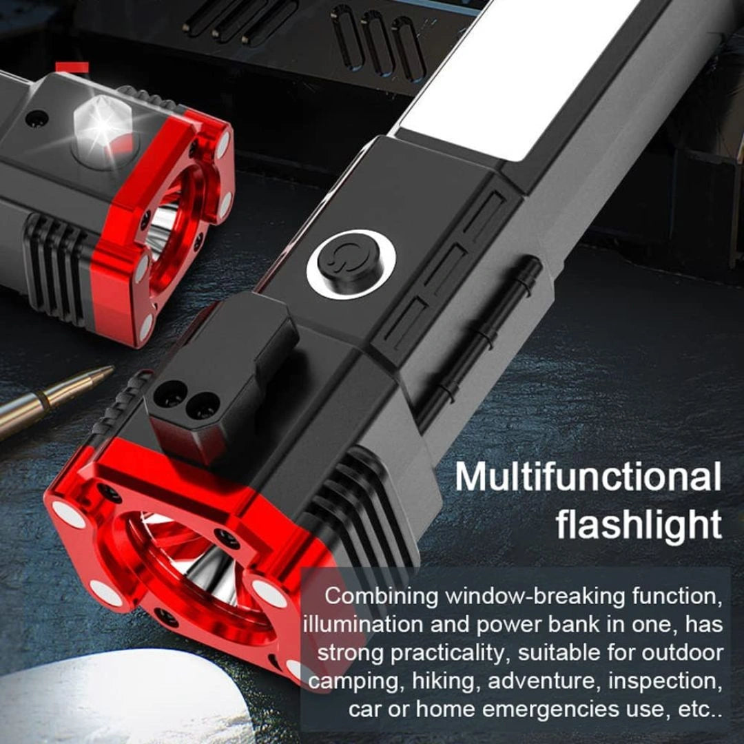 LED flashlight product set with accessories
