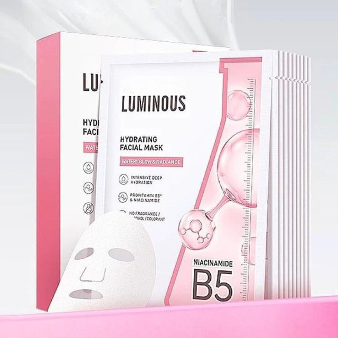 Luminous B5 hydrating facial sheet mask pack
